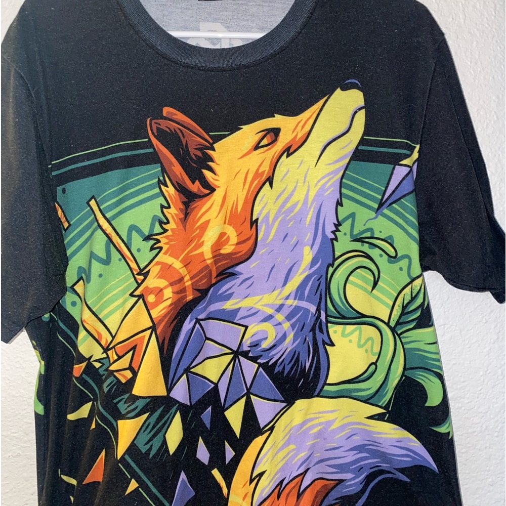 Into the AM tshirt, fox design.